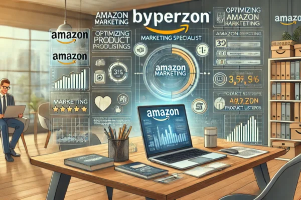 Amazon Marketing Specialist byHyperzon optimizing product listings for e-commerce growth